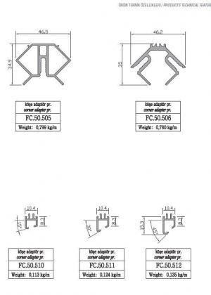 FC.50.505 - FC.50.506 - FC.50.510 - FC.50.511 - FC.50.512