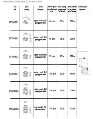 FC.50.601 - FC.50.602 - FC.50.603 - FC.50.604 - FC.50.605 - FC.50.606