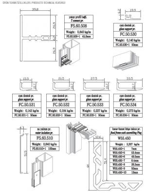 FS.60.508 - FC.50.530 - FC.50.531 - FC.50.532 - FC.50.533 - FC.50.534 - FC.50.510 - W55.450